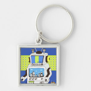 Porte-clés Plan rapproché d'un robot