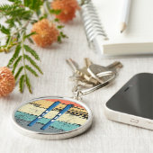 Porte-clés Planche à ski Vintage (Côté)