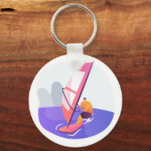 Porte-clés Planche à voile (Recto)