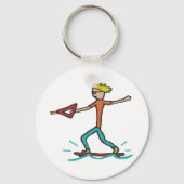 Porte-clés Planche de wakeboard (Verso)