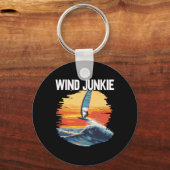 Porte-clés Planche de windfoiling Wind Junkie Wing Foil Surfi (Recto)