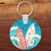 Porte-clés Planches de surf Cool Grunge (Recto)