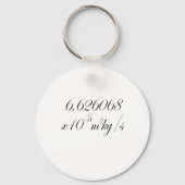 Porte-clés Planck constant (Recto)