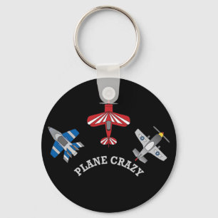 Porte-clés Plane Crazy