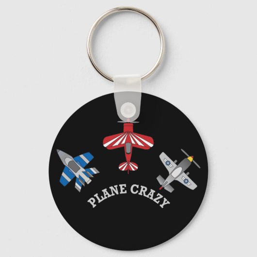Porte-clés Plane Crazy (Recto)