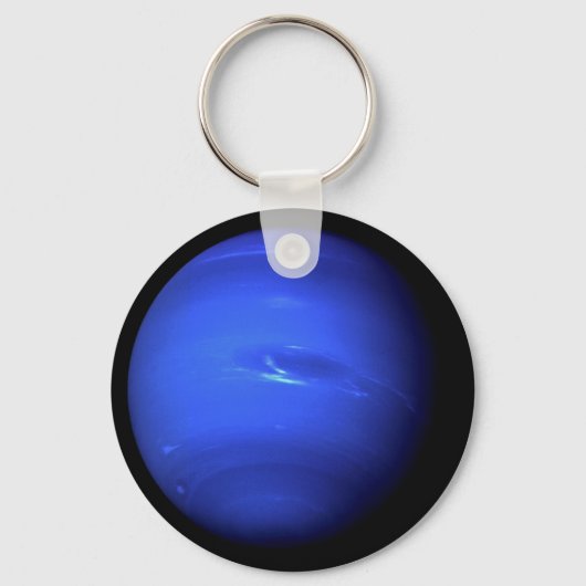 Porte-clés PLANET NEPTUNE naturel (système solaire) ~ (Recto)