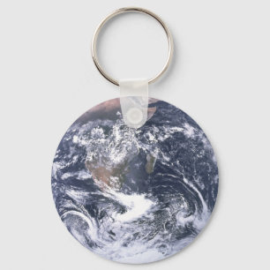 Porte-clés Planète Terre du Jour des terres spatial