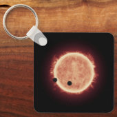 Porte-clés Planètes Transitant Red Nwarf Star Dans Trappist-1 (Recto)