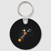 Porte-clés Planets Orbit Solar System Galaxy Science Women Ki (Recto)