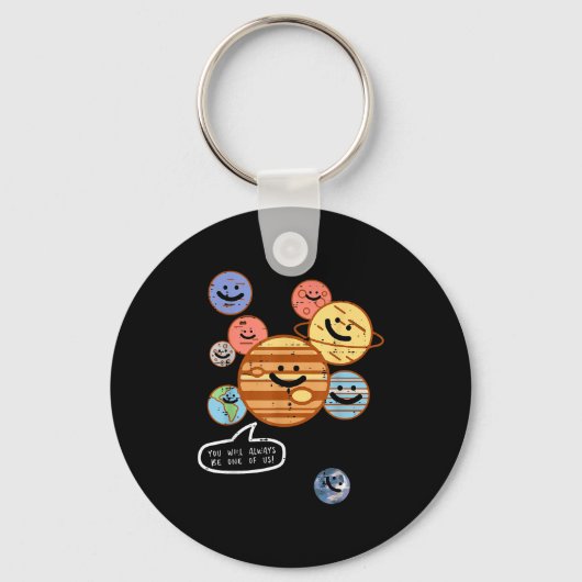 Porte-clés Planets You Will Always Be One Of Us Galaxy Women  (Recto)