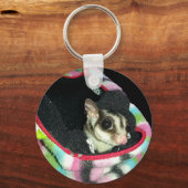 Porte-clés Planeur à sucre portant un Casquette (Recto)