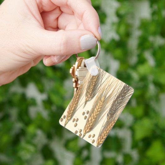 Porte-clés Plante de blé résistant à la sécheresse, Agricultu (main)