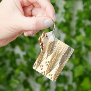 Porte-clés Plante de blé résistante à la sécheresse, agricult