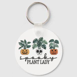 Porte-clés Plante éffrayant Lady Halloween Monstera Design