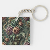 Porte-clés Plante et pandemonium - gothique baroque (Dos)