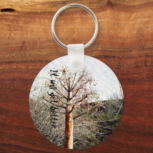 Porte-clés Plante Ferula sec (Recto)