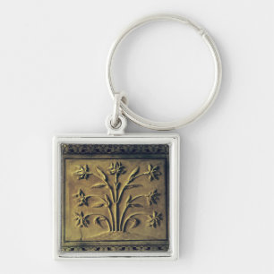 Porte-clés Plante fleurissant, panneau de détail