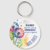 Porte-clés Plante la semence de la connaissance Dandelion cit (Recto)