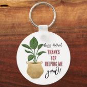 Porte-clés Plante m'aidant à développer la bague clé (Recto)