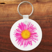 Porte-clés Plante original mignon FLEURS PINK simple (Recto)