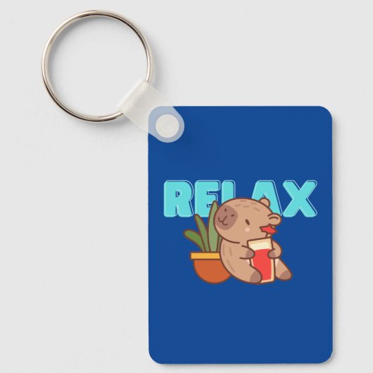 Porte-clés Plante Pot Capybara (Recto)