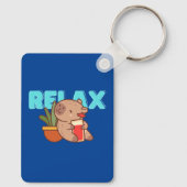 Porte-clés Plante Pot Capybara (Verso)