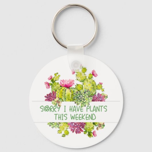 Porte-clés Plantes et fleurs (Recto)