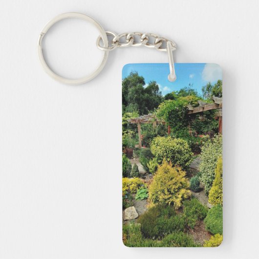 Porte-clés Plantes verts dans le jardin (Devant)