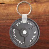 Porte-clés Plaque de 45 livres - Barbell (Recto)