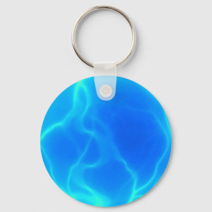 Porte-clés Plasma Ball Aqua Photo Bleu