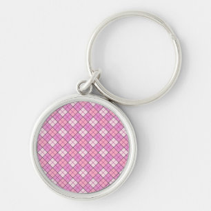 Porte-clés Plat rose