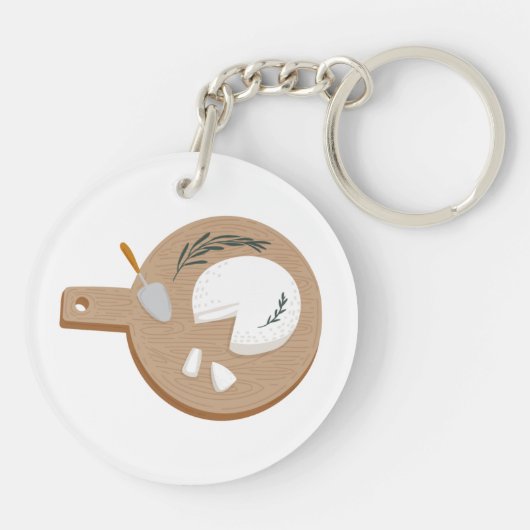 Porte-clés plateau à fromage (Dos)