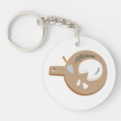 Porte-clés plateau à fromage (Devant)