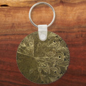 Porte-clés Plateau métallique Peacock (Recto)