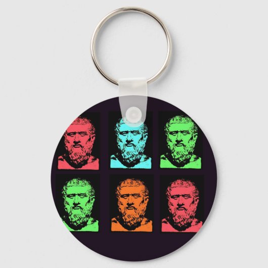 Porte-clés Platon Collage (Recto)