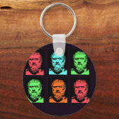 Porte-clés Platon Collage (Recto)