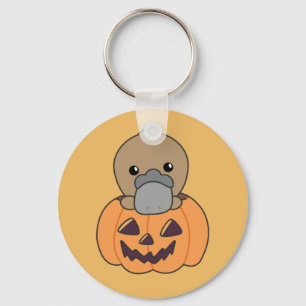Porte-clés Platypus En Citrouille de doux animaux heureux Hal