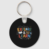 Porte-clés Play Is Learning Explore And Learn Preschool Teach (Recto)