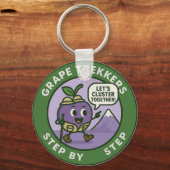 Porte-clés Playful Grape Hiker Trail Friendship (Verso)