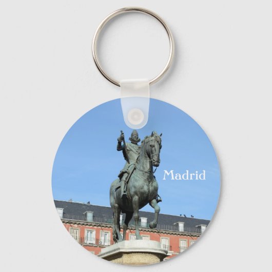 Porte-clés Plaza Mayor, Porte - clé de Madrid (Recto)