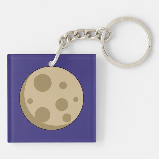 Porte-clés Pleine lune (Dos)