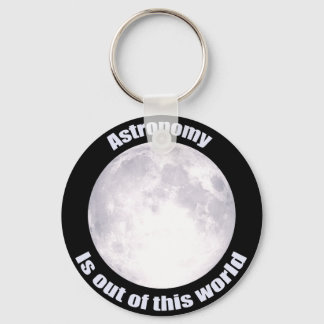 Porte-clés Pleine lune d'astronomie