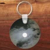 Porte-clés Pleine lune Nuages Nature Photo Porte - clé Clavie (Recto)