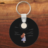 Porte-clés Pleine lune Sentiments Design Astrologie Zodiac Sp (Recto)