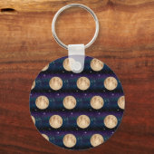 Porte-clés Pleine lune sur la main étoilée (Verso)