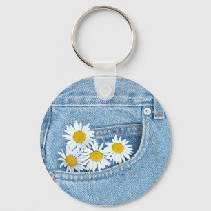Porte-clés Pleine poche de marguerites