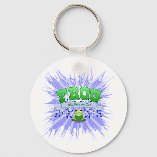 Porte-clés Pleinement confiance en Dieu (Recto)