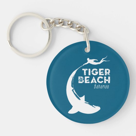 Porte-clés Plongée de requins à Tiger Beach (Devant)