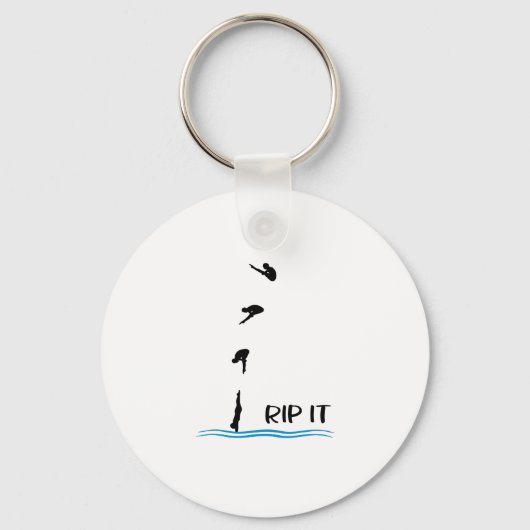 Porte-clés Plongée en Springboard (Recto)