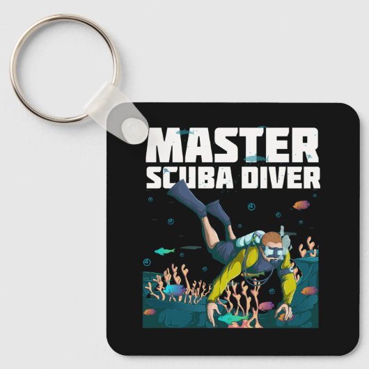 Porte-clés Plongée Master Plongée Plongée Down Dive Adventure (Recto)
